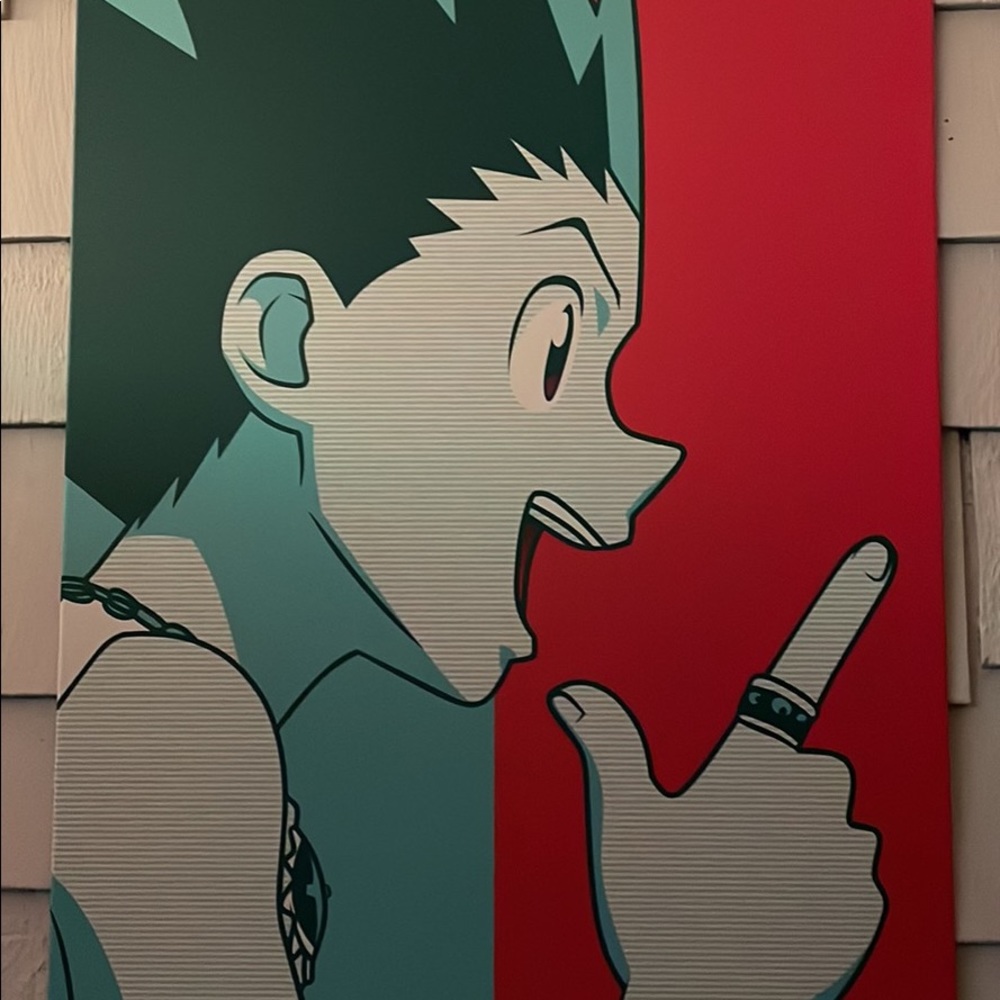 Gon and Killua full metal displate posters (size large)